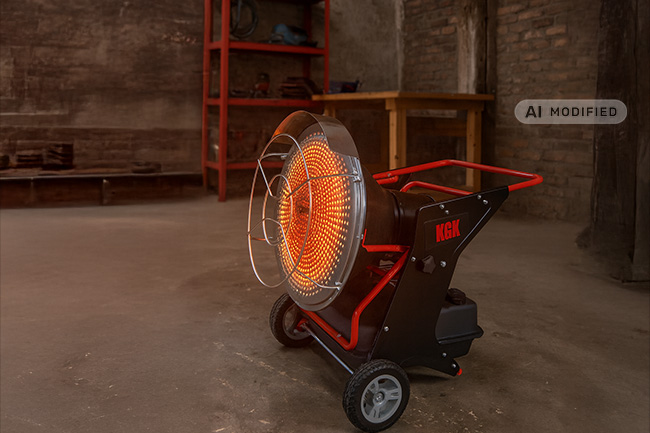 Traktor med grøn ENERGY traktoraggregar